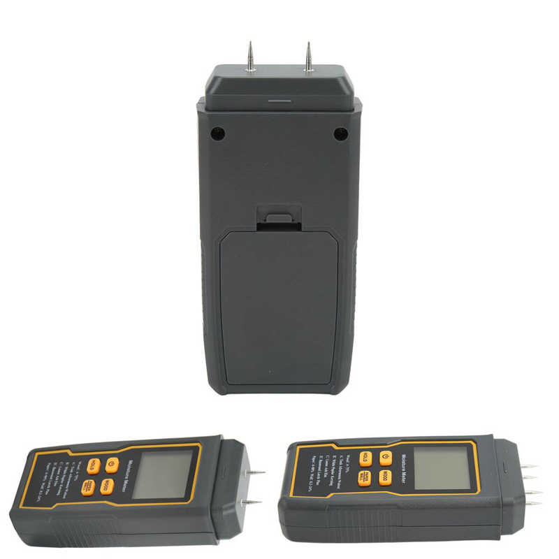 Moisture Tester Moisture Meter 4 Measurement Modes  for Building Material Firewood Floor