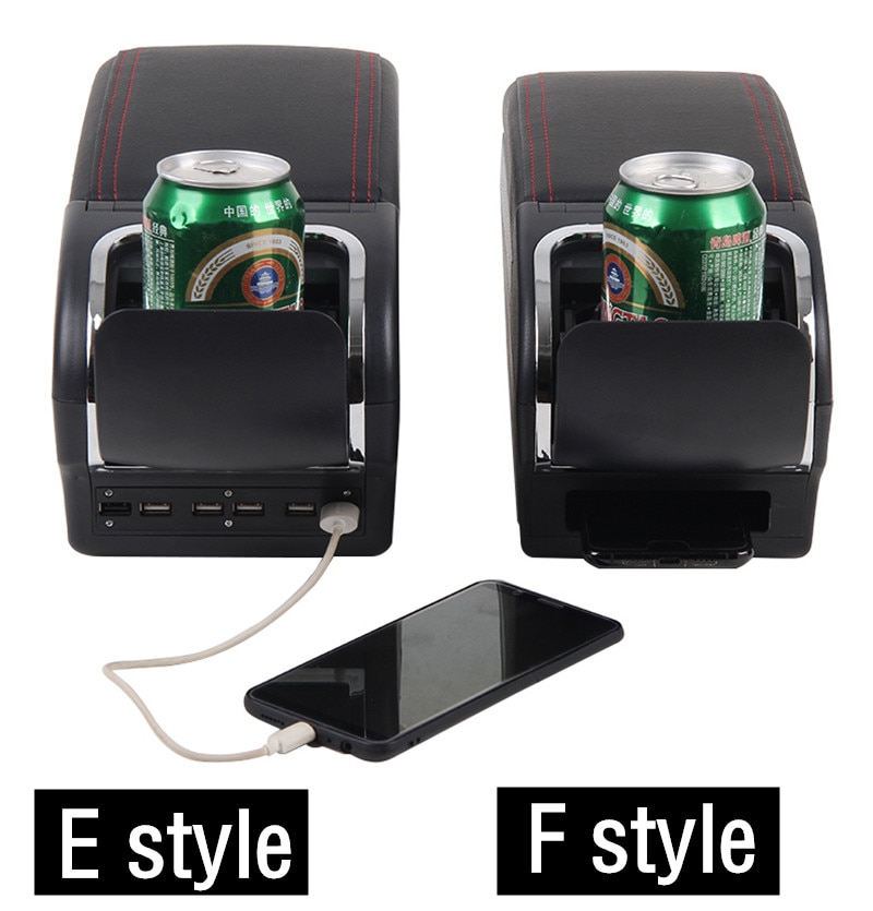 Auto Armsteun Opbergdoos Voor Toyota Yaris Vitz 2006 Hatchback Middenconsole Opbergdoos Armsteun 9 Usb 2007