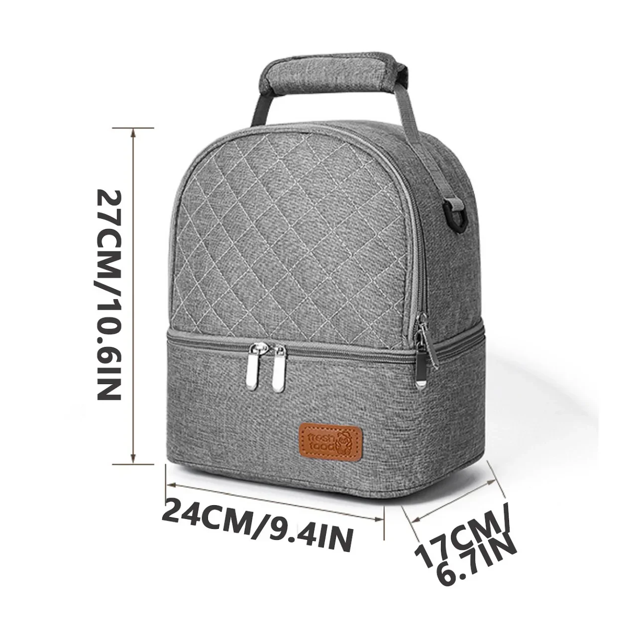 Children's insulated lunch bag, minimalist picnic insulated box, portable lunch container, lunch box, bento bag
