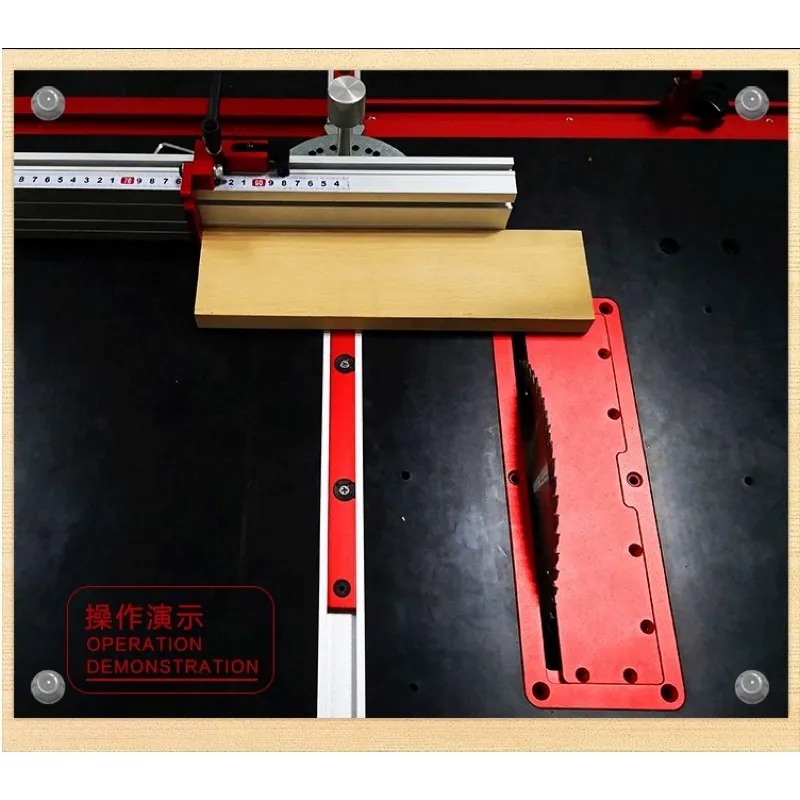 Electric Circular Saw Flip Cover Plate Flip-Floor Table Special Cover Plate Adjustable Aluminium Insert Plate for Table Saw