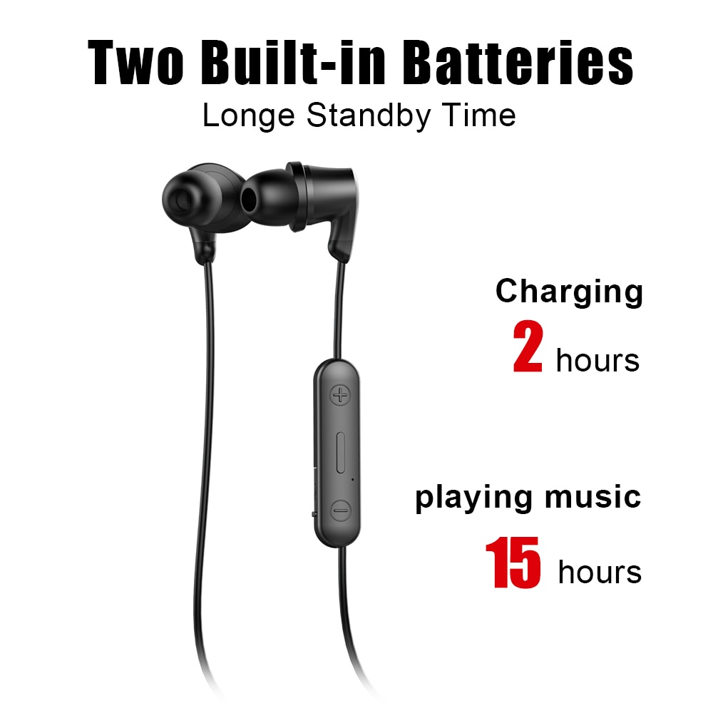 ZEALOT H11 Sport Bluetooth Earphone Running Waterproof Wireless Headphones Handsfree Headset with Mic for Phones connect 2 devic