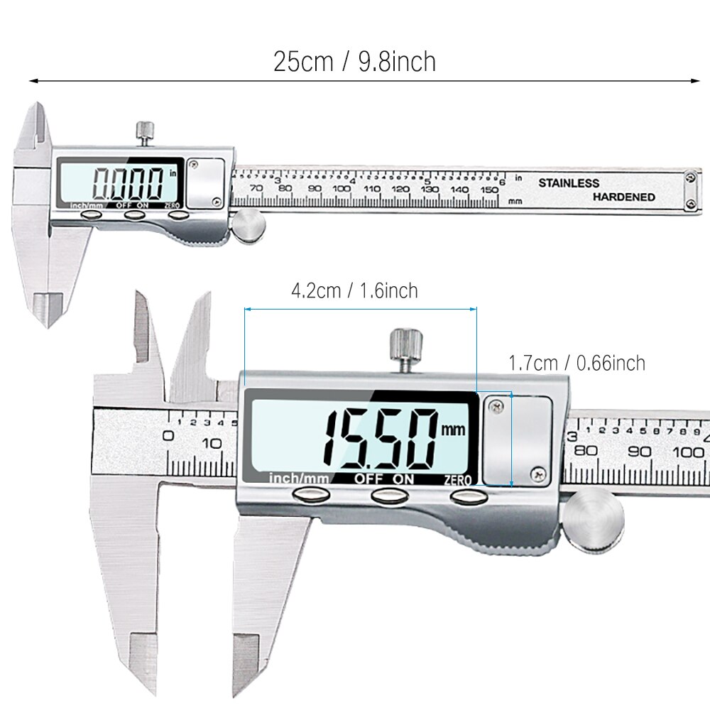 150mm Precise Digital Vernier Caliper For Measurin... – Grandado