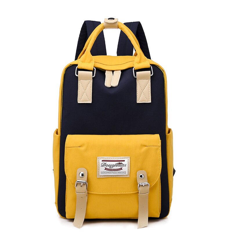 atinfor Brand Anti Theft Waterproof Oxford Women Backpack Student Bag Girls Casual Travel Knapsack Female Mochila: Yellow