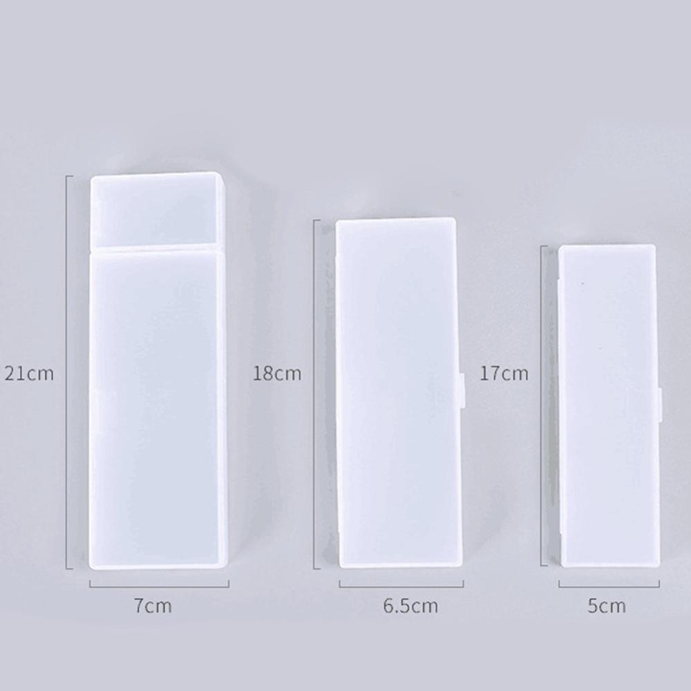 Etui Transparant Frosted Niet-giftig Pp Plastic Pen Box School Briefpapier Multifunctionele Eenvoudige Stijl