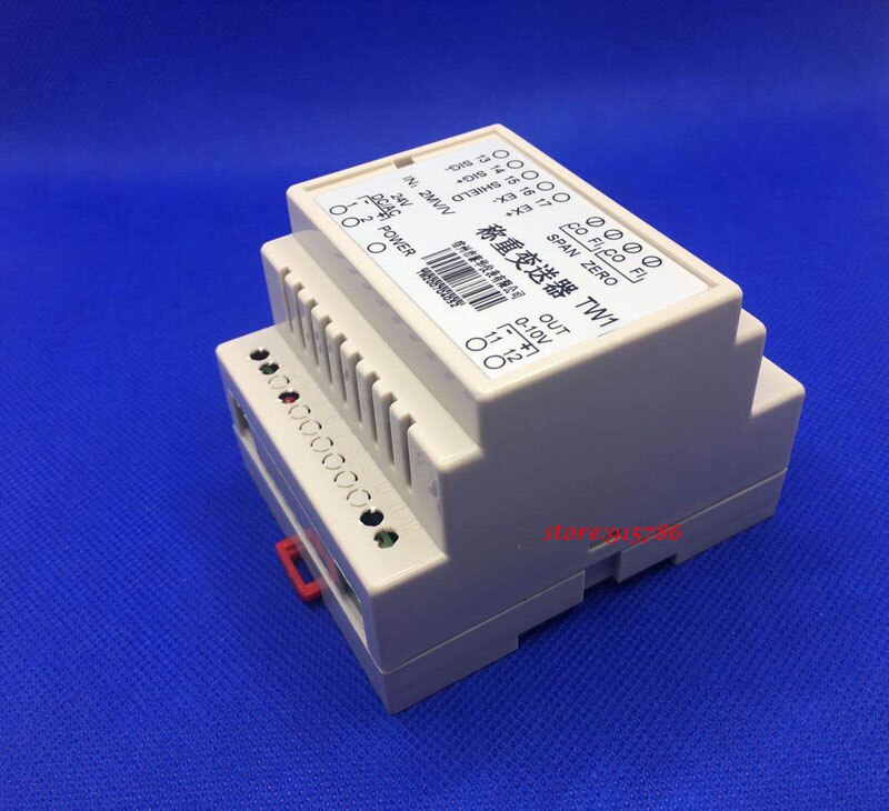 1pcs One into One out Load Cell Signal Amplifier 1mV/2mV/3mV/V Weighing Transmitter Amplifier Output 4-20mA0-5V0-10V