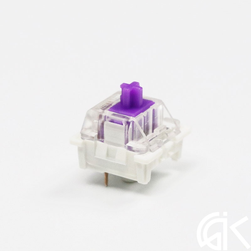 Outemu mechanical keyboard switch purple swtiches purple axis like cherry MX white touch bottom 62g