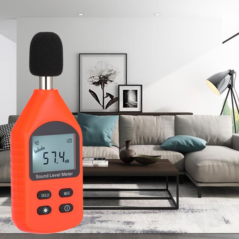 JD118 High Precision dB Meter Digital Noise Measuring Instrument 30~130dB Mini Sound Level Decibel Monitor Electrical Instrument