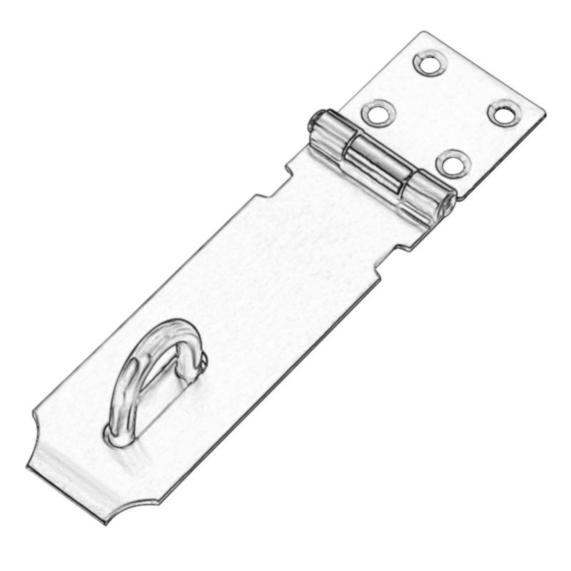 Myhomera – serrure à loquet de porte en acier inoxydable 304, serrure pour portes, fenêtre, armoire de gymnastique, sécurité à domicile 4/6/6 pouces