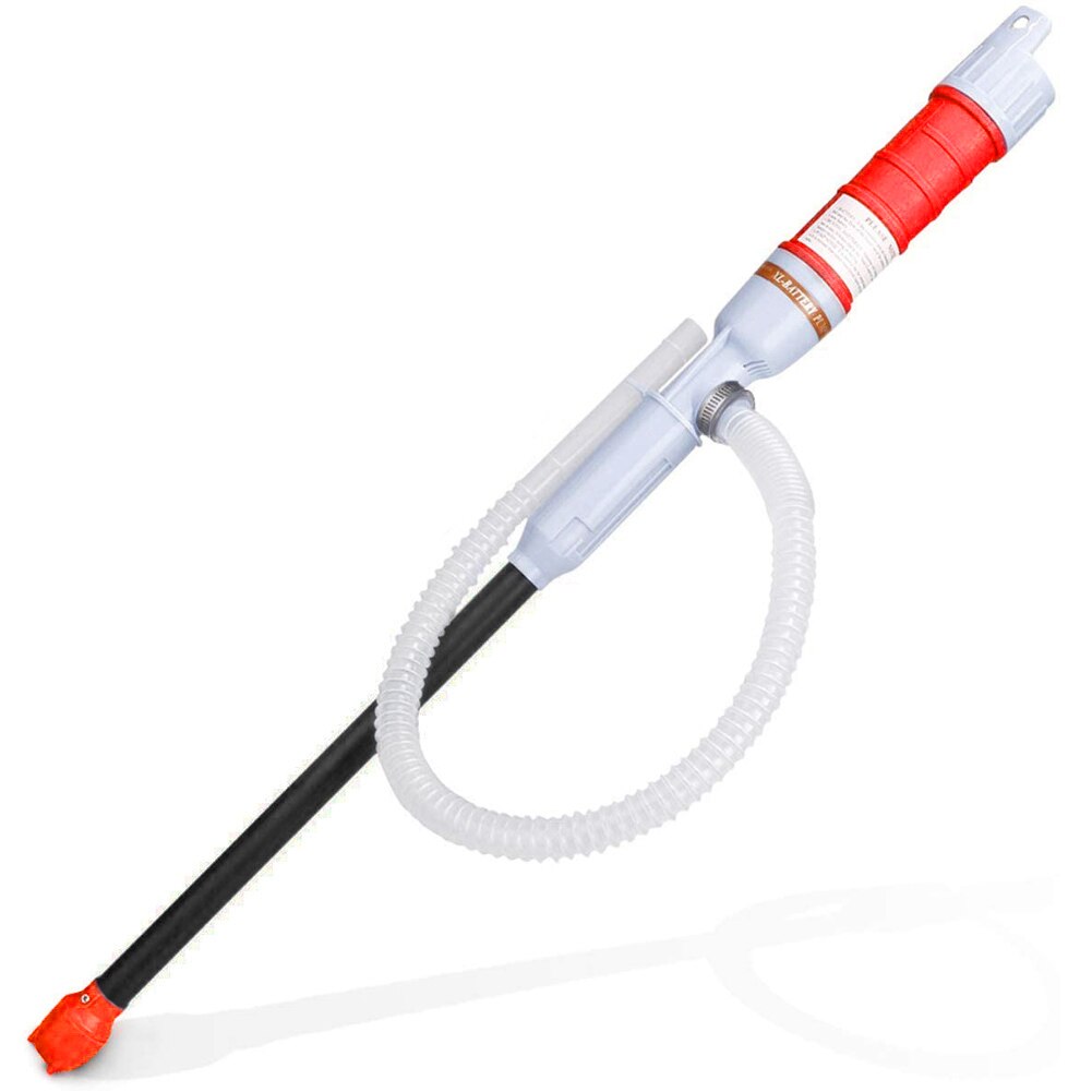 Liquid Fuel Transfer Siphon Pumps Battery Operated and Portable for Fuel Oil Water Fish Tank TP899: Red