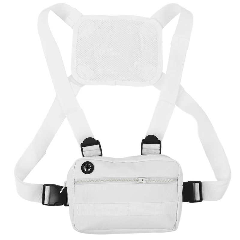 Chest Bag Not Bulky Chest Pack for Outdoor Activities: White