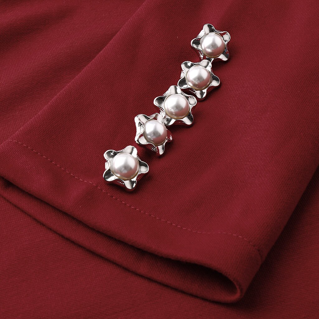 2pcs Women's Suit V-neck Solid Color Long-sleeved Trousers Suit Button Women Suits & Sets Office Ladies Wear G3