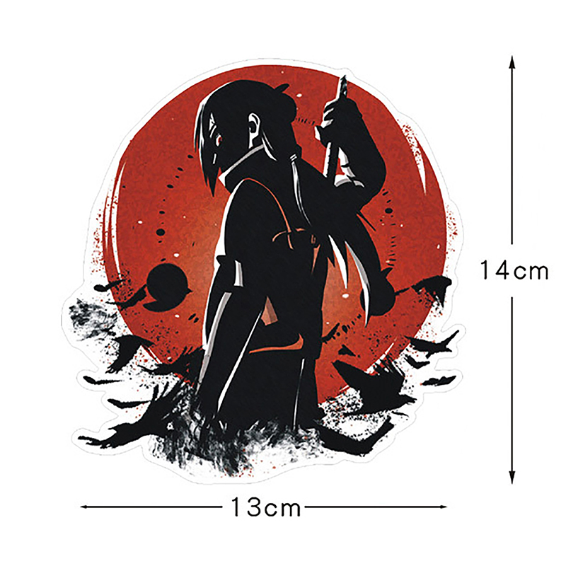 Autocollant Graffiti Samurai Kokor pour Décoration de Voiture, Accessoire de Protection Solaire pour Fenêtre de Camping-Car, 13cm