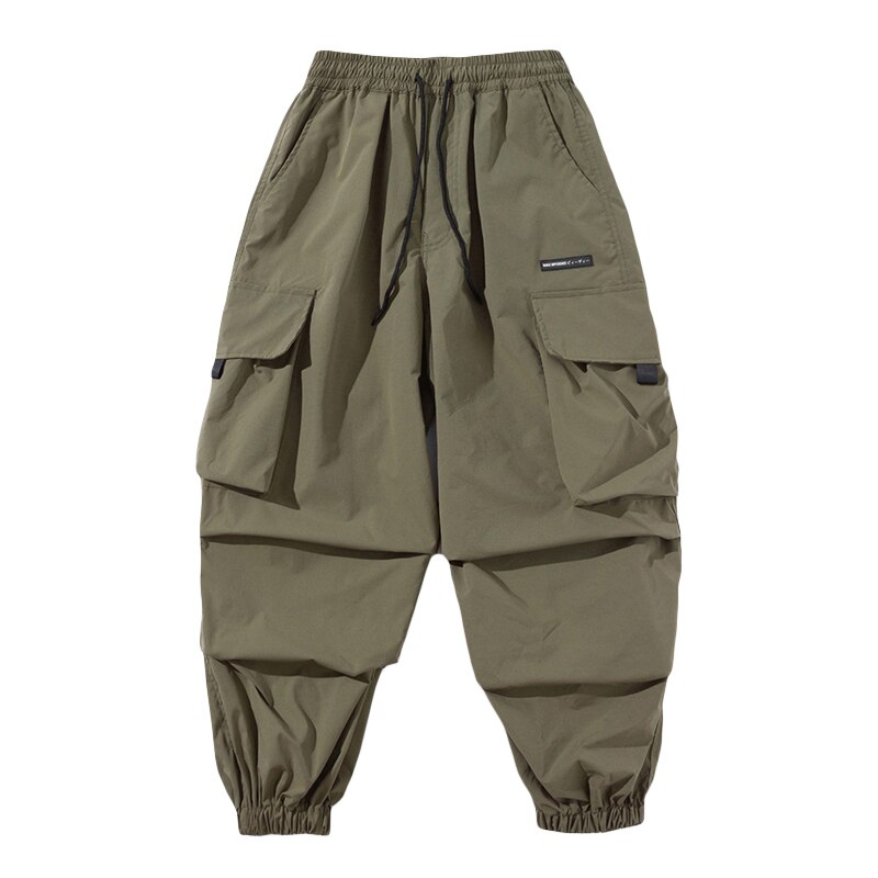 Vêtements pour hommes, Streetwear, vert de l'armée, Harajuku, , jogging Hip Hop, pantalons décontractés pantalon Harem, pantalon Cargo coréen