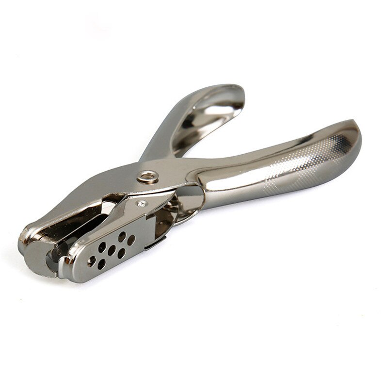 1 pc kontorsskola metall enhåls stansare hand pappers stans en hål stans tillbehör scrapbook pappers stans metall material