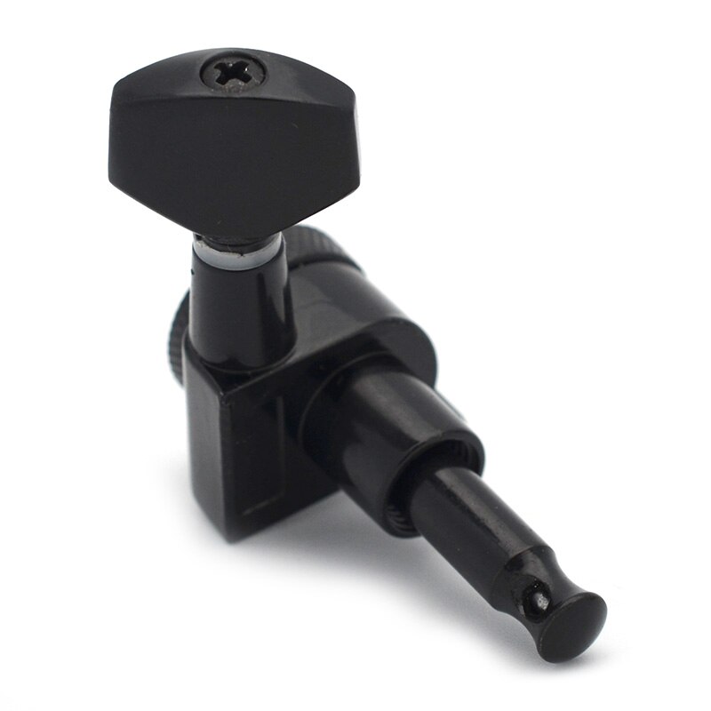 Zwarte stemmechanieken voor akoestische elektrische gitaar met vergrendelde snaren