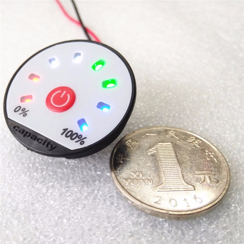 8-65v universele lcd auto zuur lood lithium batterij capaciteitsindicator digitale voltmeter spanningstester js -8t