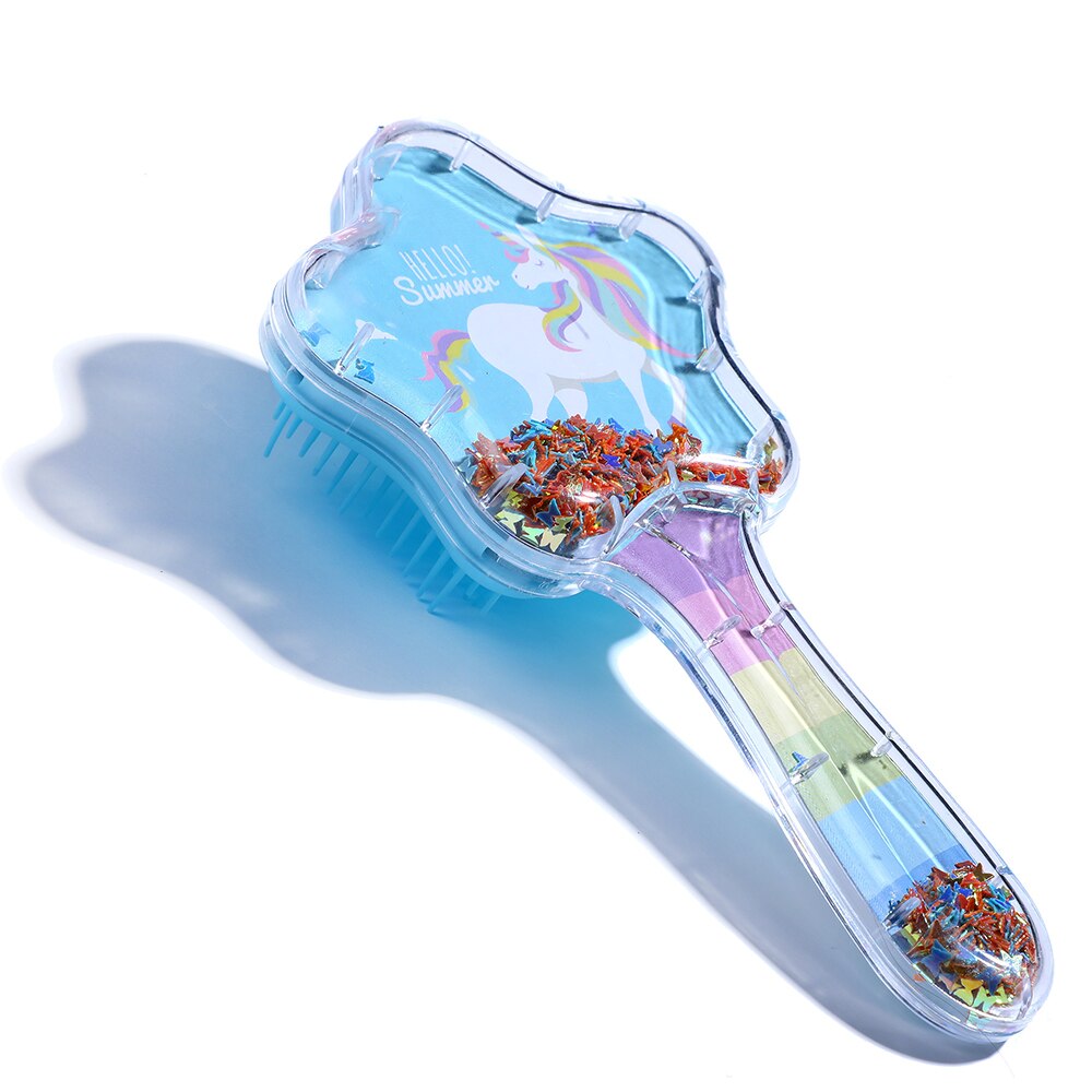 1Pcs Anti-Static Hair Comb Cartoon Cute Air Bag Comb Hairbrush Salon Hairdressing Straight Curly Hair Styling Tool Girls