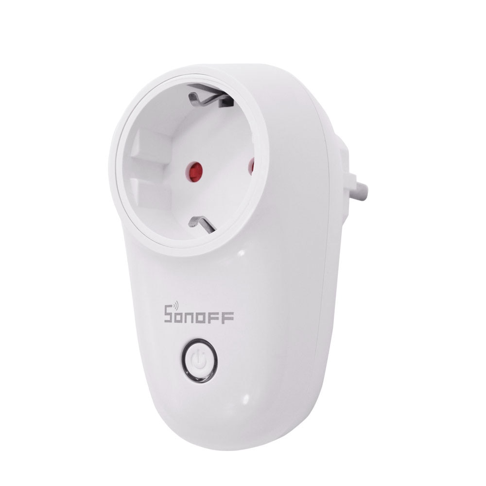 SONOFF S26 Wifi Smart Steckdose EUEU F Stecker 220V Drahtlose Fernbedienung Power Steckdose Licht Schalter Timer 10A alexa Google Hause