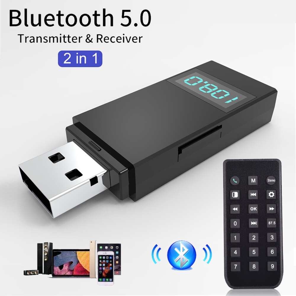 Bluetooth 5,0 Absender Empfänger Mit Fernbedienung... – Grandado