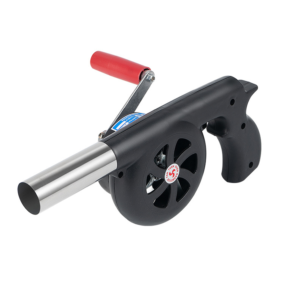 Outdoor Draagbare Handblazer Huishoudelijke BBQ Houtskool Verbranding Blower Snelle Houtskool Brandende Kleine Föhn BBQ Tool Camping: Default Title