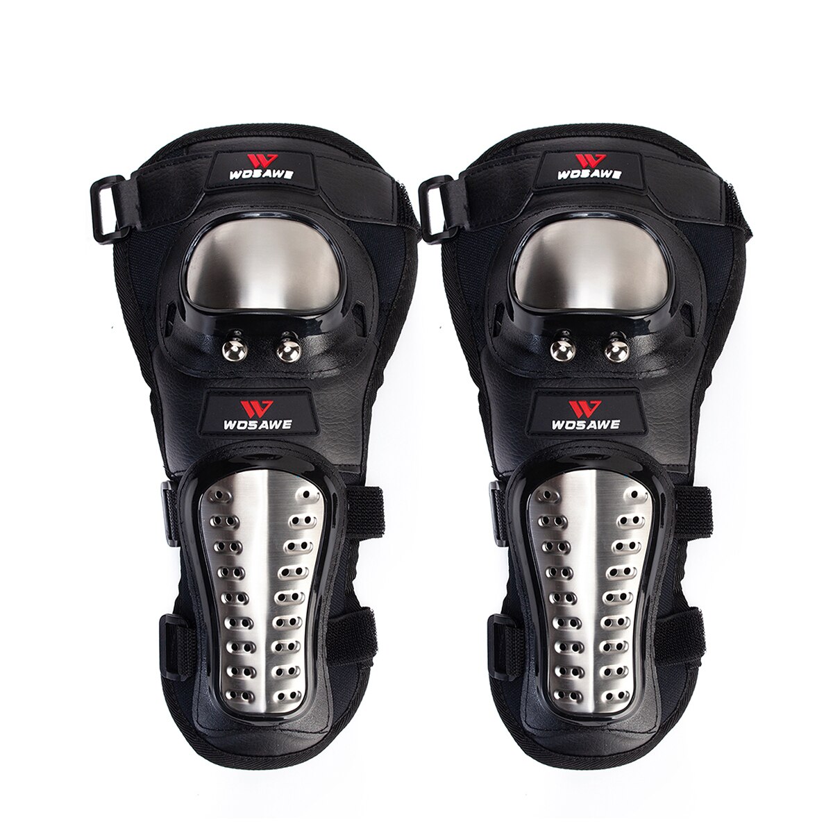 WOSAWE Motorrad Edelstahl Ellenbogen Pads Moto-Cross Ellenbogen Schutz Schutz Moto Knie Schutz Schutz Getriebe Motorrad Reiten Knie: BC342(Ellbogen Pad)