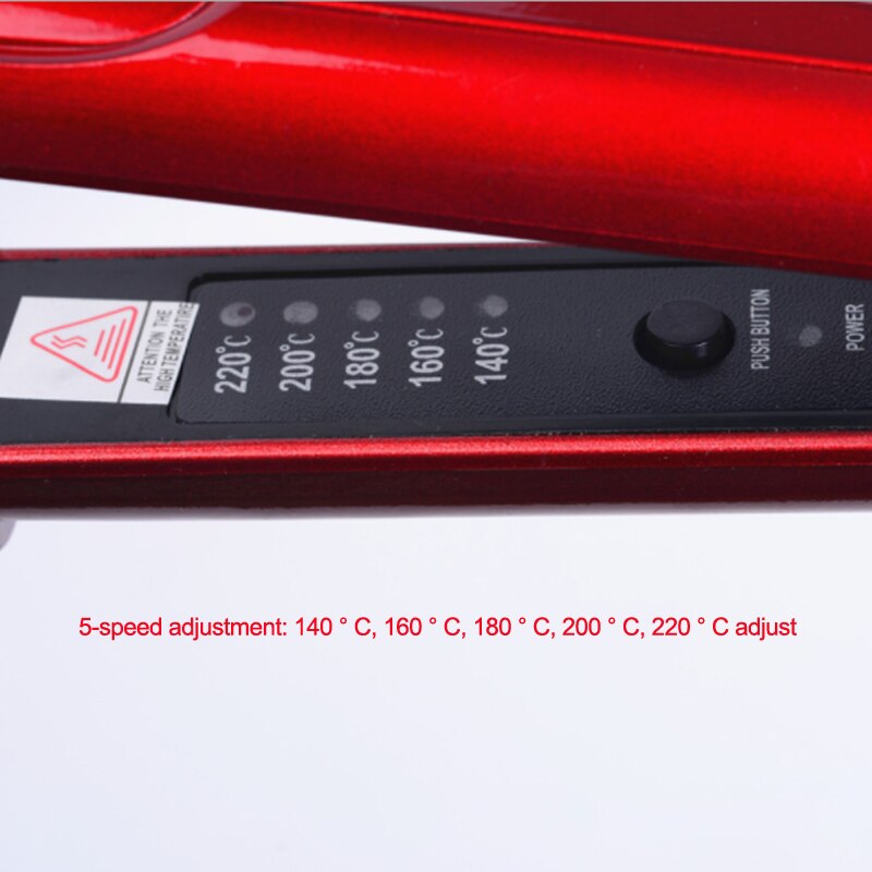 Fast Heating Hair Straightener 2-in1 curling straightening Iron hair roll straight hair hairdressing perm tool