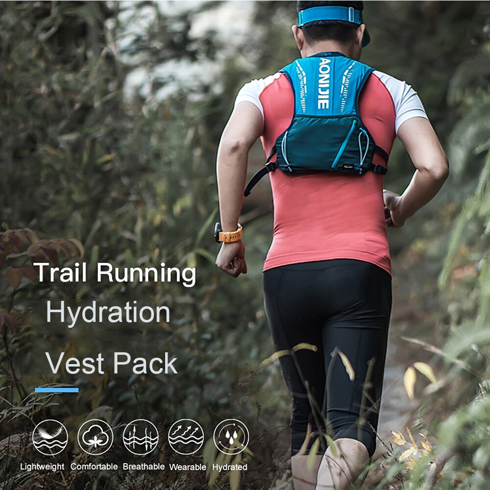 Outdoor Hydration Backpack Running Bag Pack Ultralight Cycling Sports Vest Bags For Women Men Camping Hiking Hydration Vest