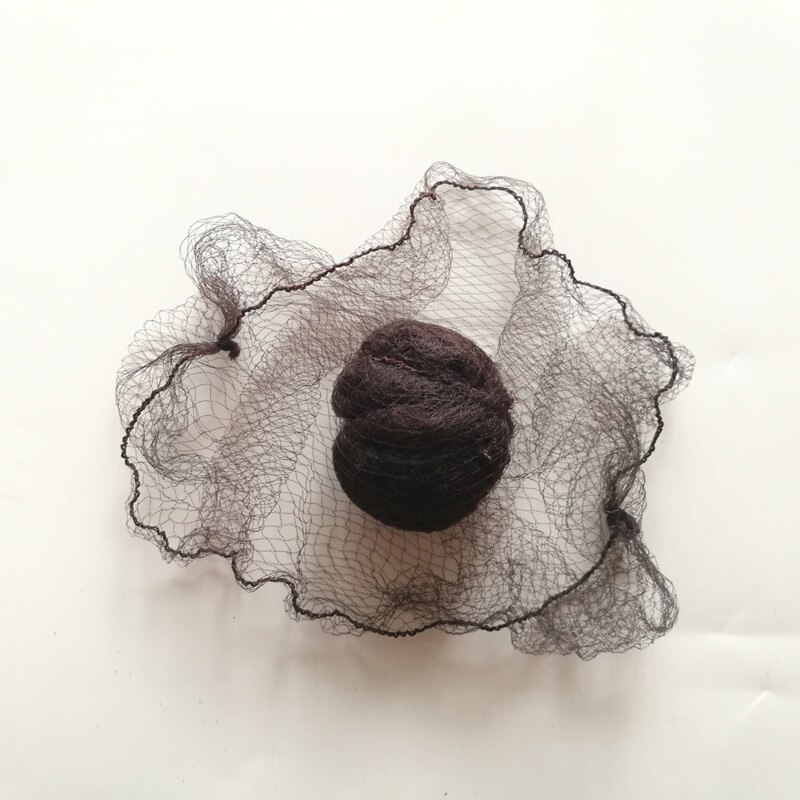 50pcs Hair Styling Hairnet Dancing Sporting Net Invisible Nylon Material Elastic Net