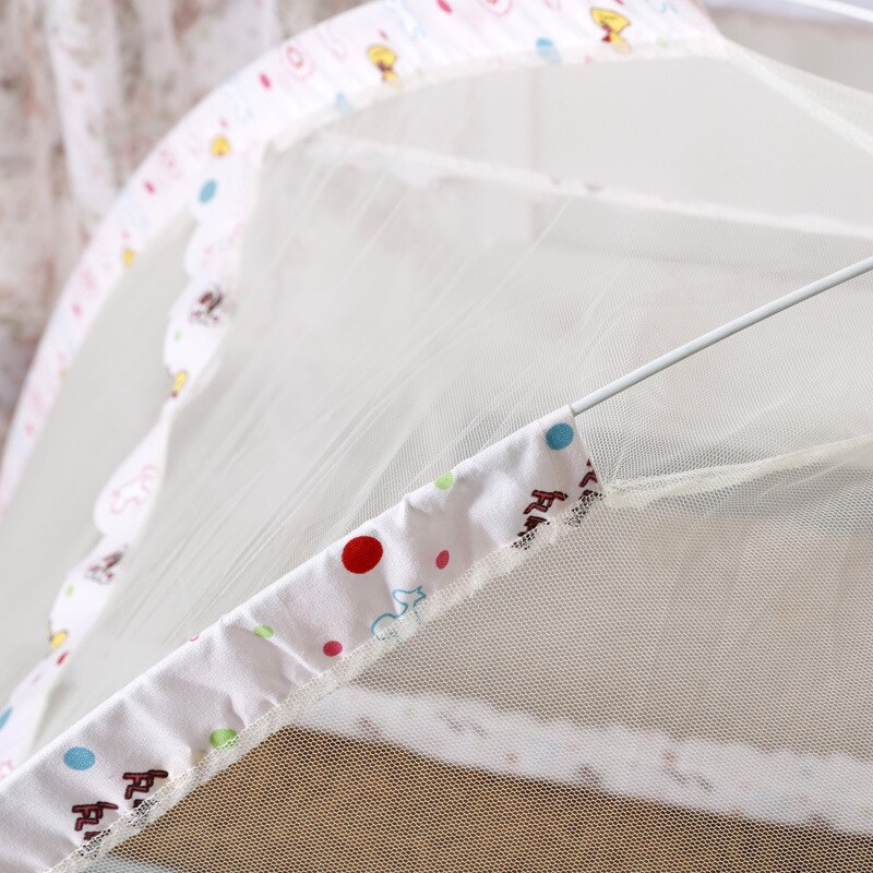 Travel Portable Baby Crib Netting Polyester Mesh Folding Baby Mosquito Nets Summer Bottomless Baby Infant Sleeping Mosquito Net