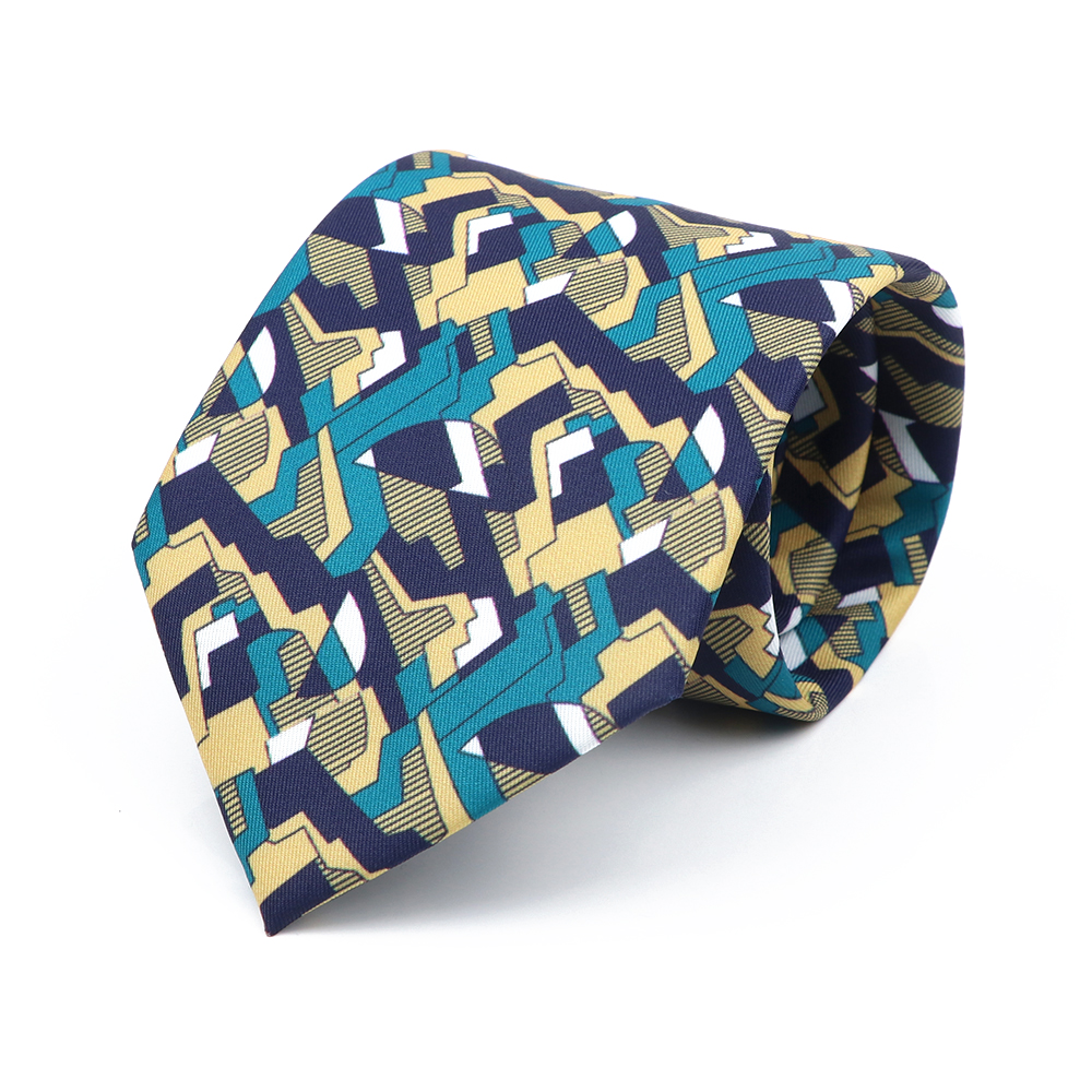 9cm Brown Blue Men Tie Vintage Floral Geometry Print Necktie Mens Wedding Business Meeting Suit Shirt Daily Wear Accessories: Red