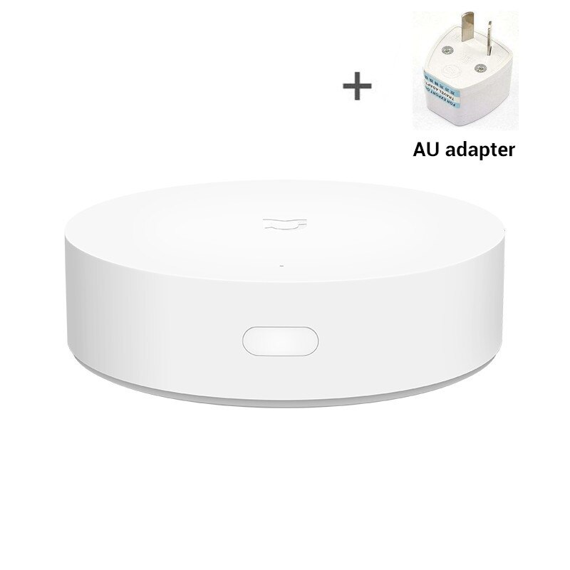 Original xiaomi mijia multi-mode gateway zigbee 3.0 wifi bluetooth mesh hub smart home hub arbejde med mi home app apple homekit: Tilføj au adapter