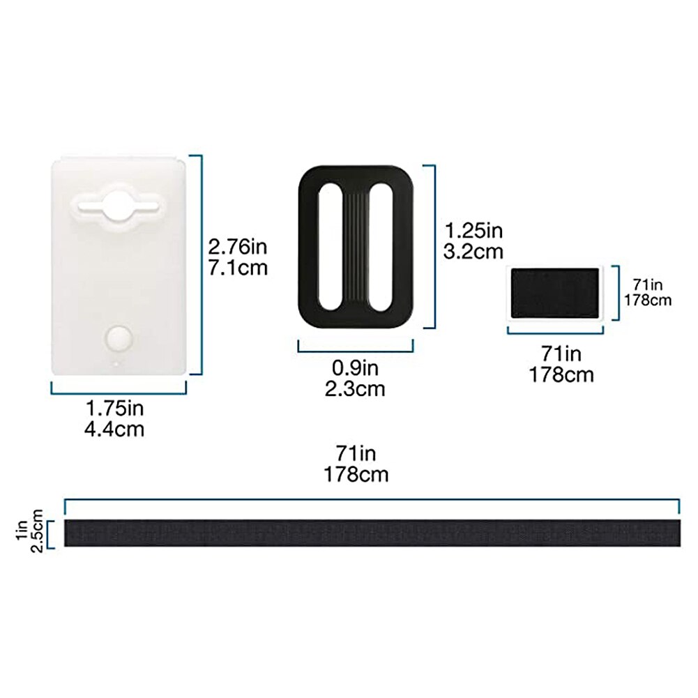 24PCS Pool Solar Cover Reel Attachment Straps Set Plastic Reels for In Ground Swimming Pool Solar Blanket Cover Reels Straps