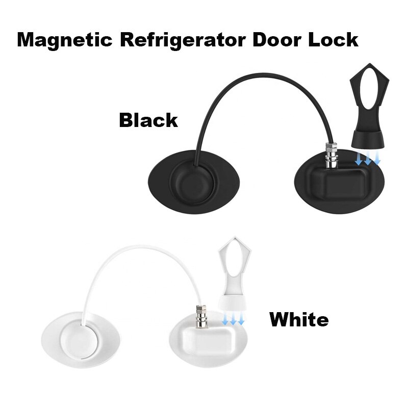 1 Pc Magnetische Koelkast Deurslot Window Security Lock Beveiliging Kabel Deurslot Voor Kinderen Veiligheid Protector Bescherming