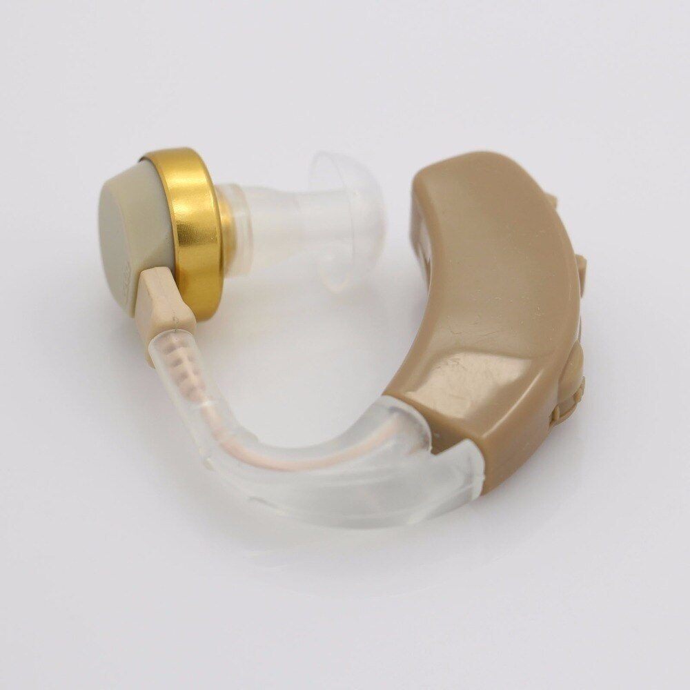 Hearing Aid Kit with 4 different EarPlug Ear Care Adjustable Behind Ear Hearing Sound Amplifier Device Sound Enhancer