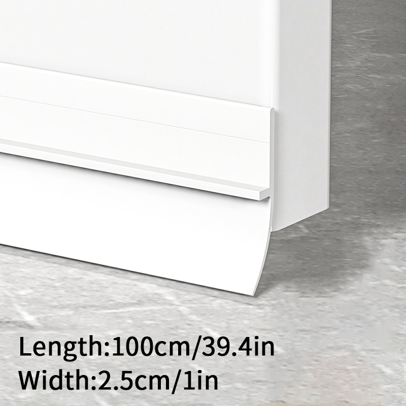 Door Bottom Sealing Strip Windproof and Waterproof Strip Door Under Wind Shield Insulated House Acoustic Foam Sealing Strip: Brown