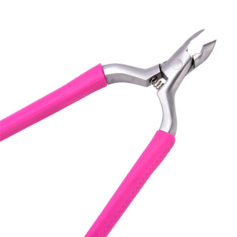 1pc negle neglebåndstang regnbueklipper saks død hudfjerner manicure neglekunstværktøj