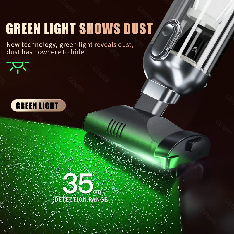CENRR 998000PA Car Vacuum Cleaner Powerful Mini Cordless Portable Vacuum Cleaner for Home Appliance Handheld Blower Car Cleaner