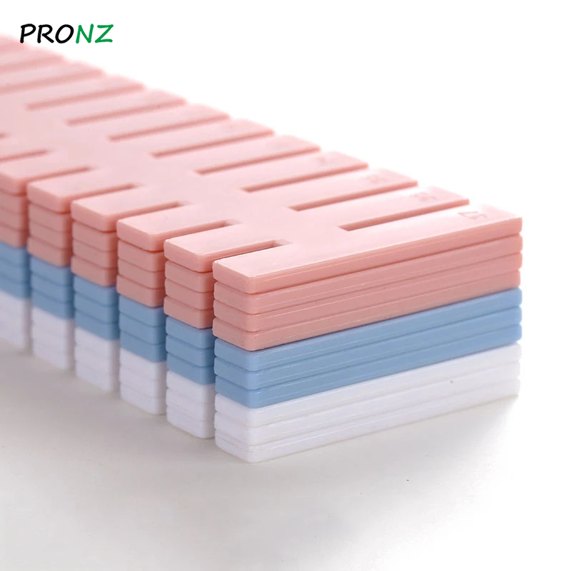 Drawer Organizer DIY Adjustable Storage Partition Board Plastic Drawer Divider Combination Partition Board Space-saving