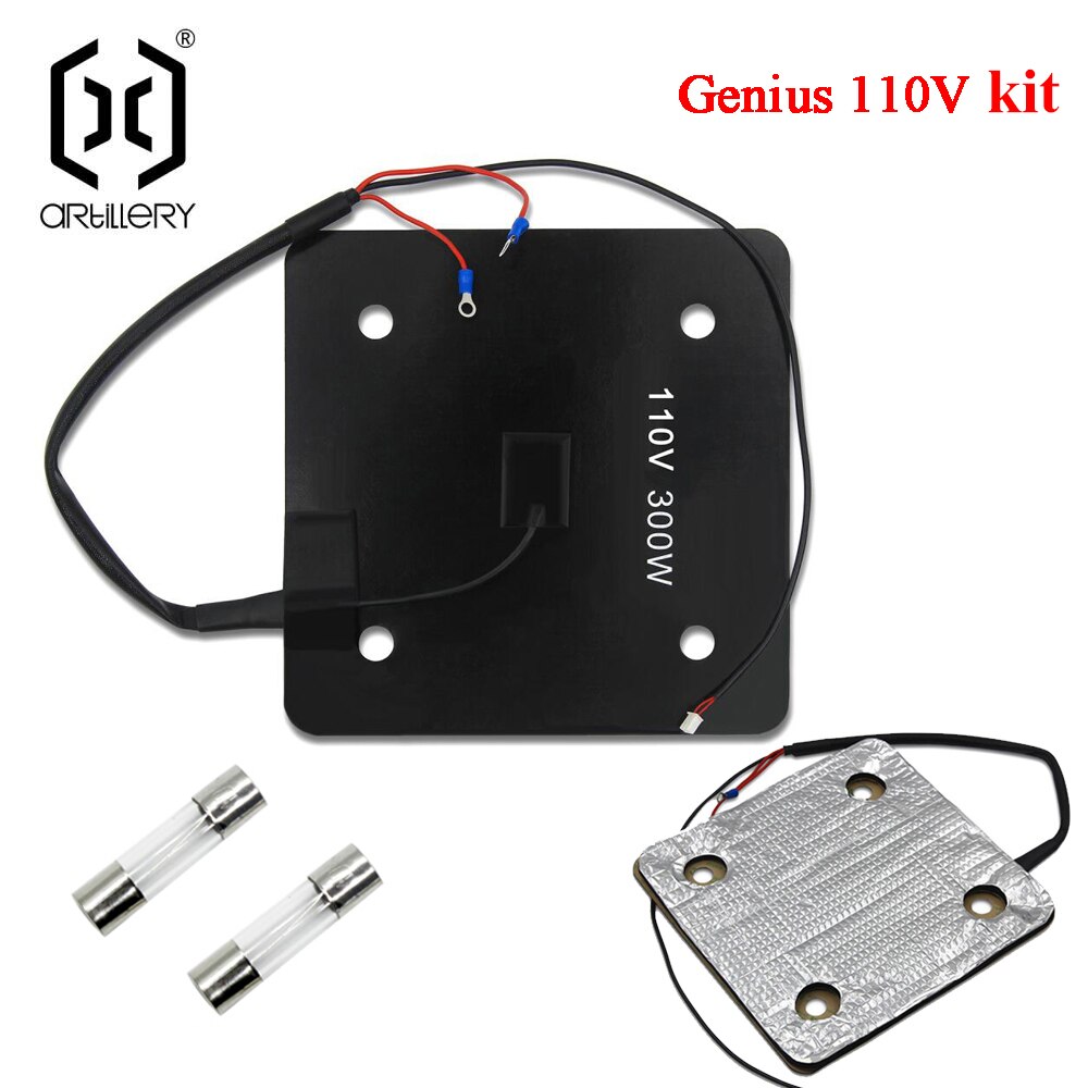 Artillerie Klapperschlange 3D Printe Sidewinder X1 Und Geniusr Gewidmet Heiße Bett Heizung Baumwolle Sicherung Bausatz: Genius 110V Bausatz