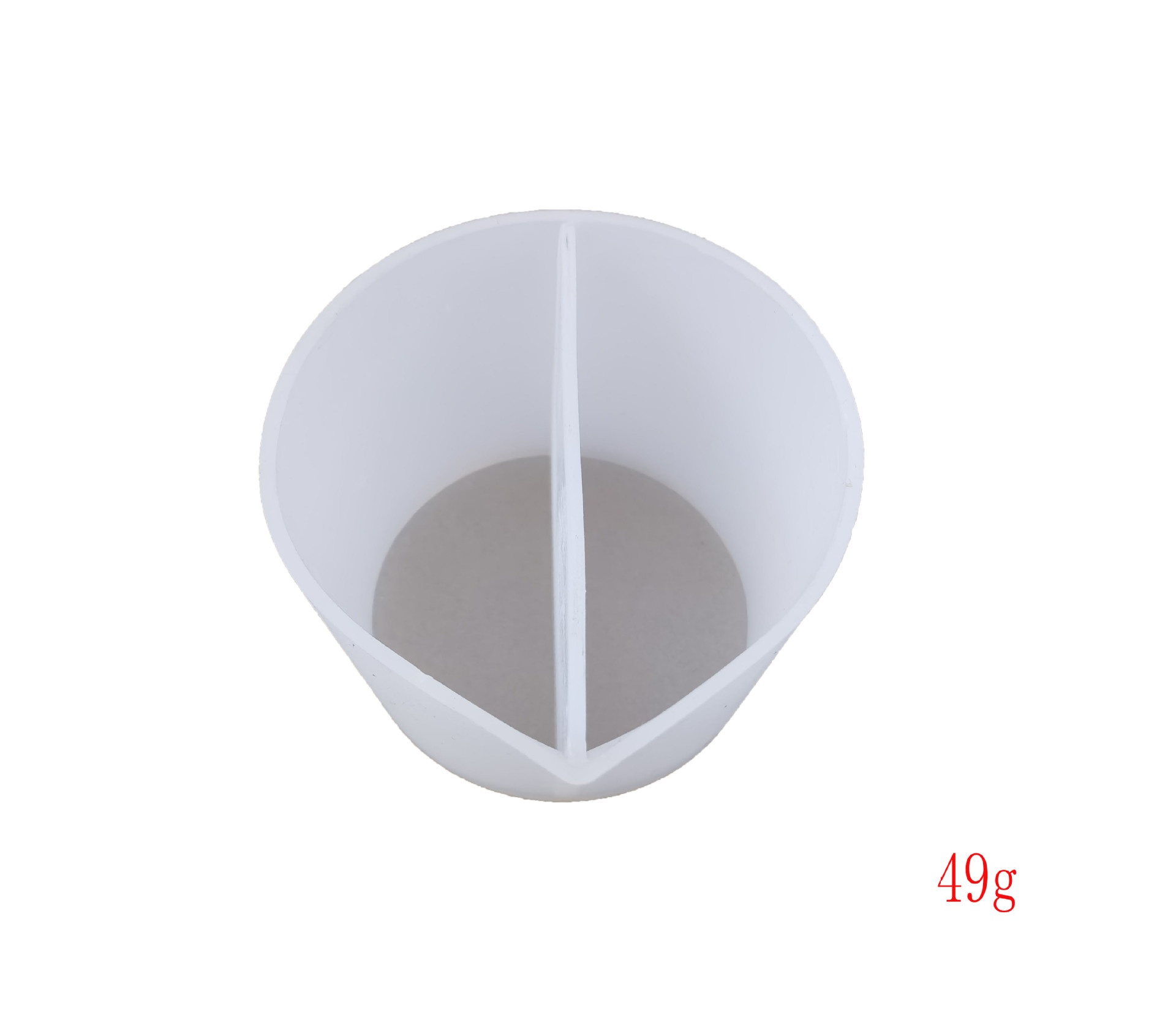 Epoxy Silicone Color Mixing Cup Toning Dispensing Cup DIY Craft Casting Tool: 2 grid