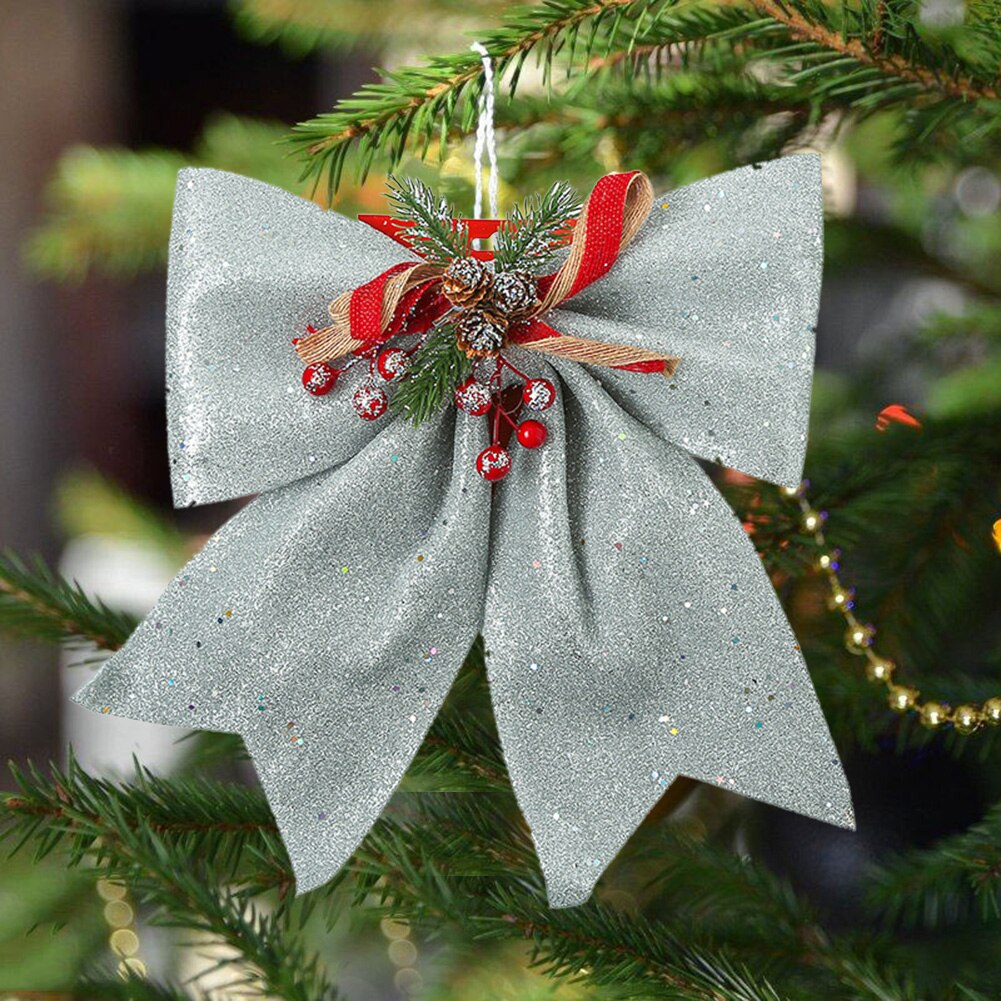 Grote kerst strik hanger kerstboom versiering strik voor thuis festival feest jaar decoraties