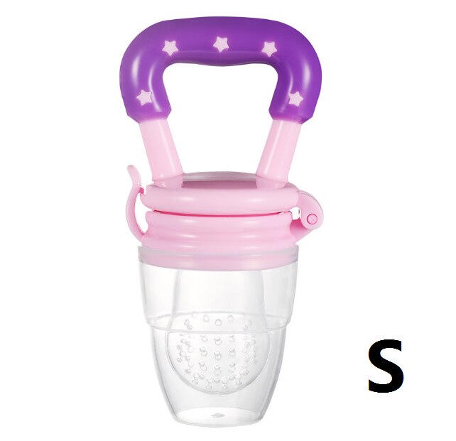 3 Maten 4 Kleur Fruit Tepel Tandjes Baby Tandjes Tepel Veiligheid Baby Speelgoed: Pink S