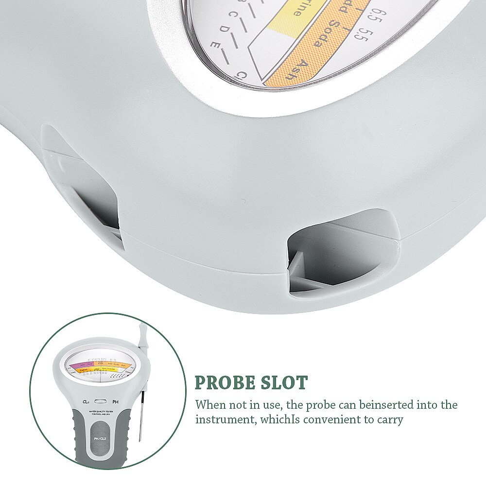 Digital Chlorine Meters PH Tester PH & Chlorine 2 In 1 Testers Water Testing Device CL2 Measuring For Pool Aquarium