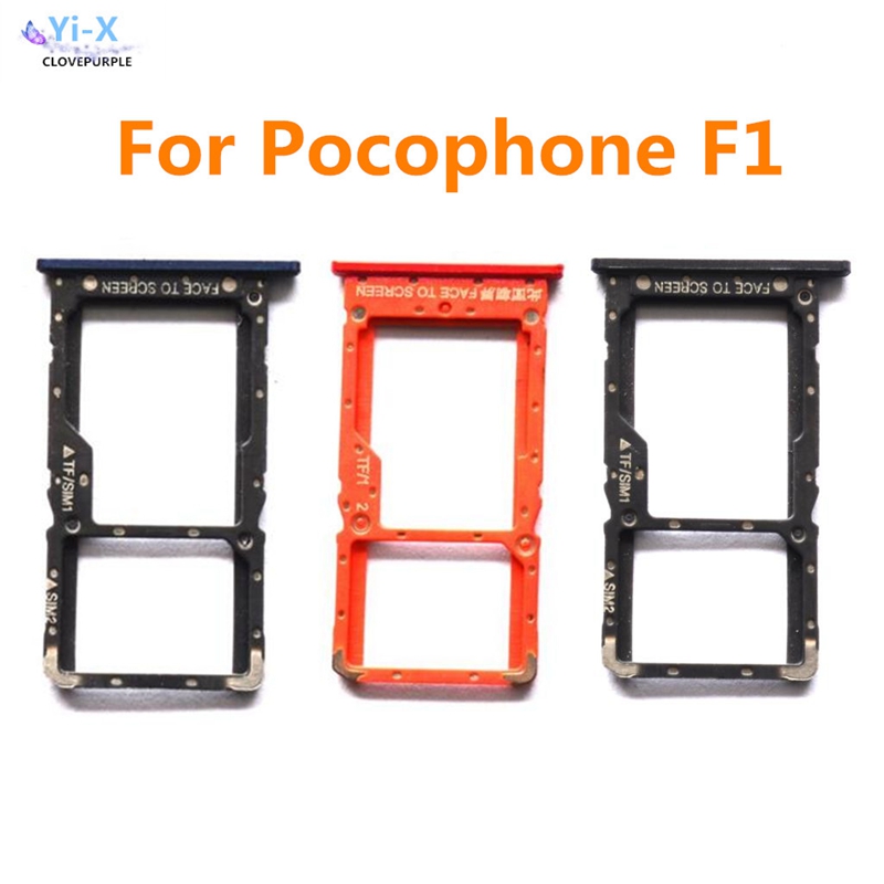 Pour Xiaomi Pocophone Poco F1 Sim Micro SIM carte SD lecteur titulaire Sim plateau adaptateur