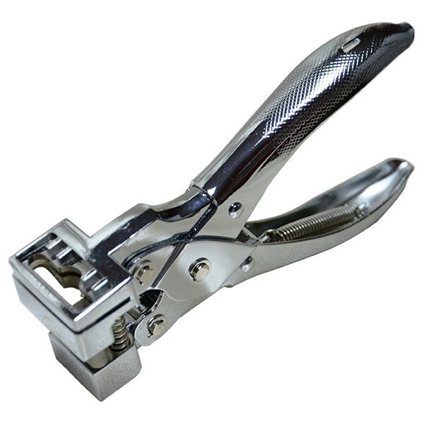 T Slot Shape Cutter Puncher Punch Plier Hole Paper Id Identity Cut Card Paperboard Stationery Office Badge Tag Tool