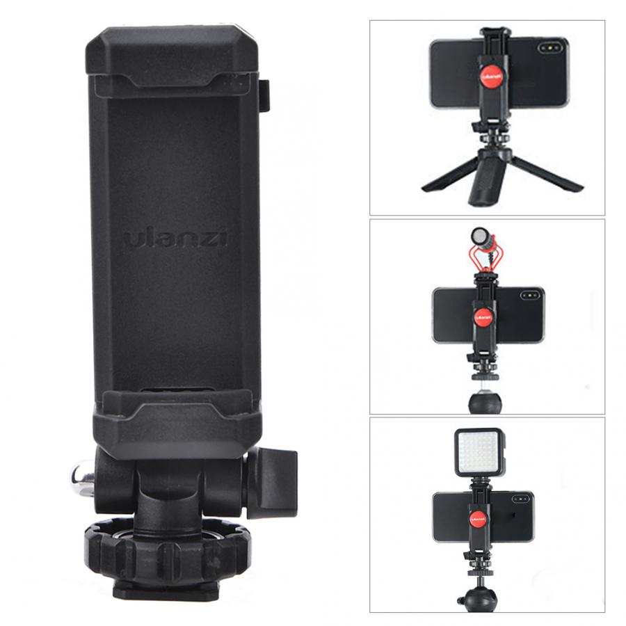 Ulanzi ST-06 Telefoon Houder Statief Camera Shoe Smartphone Clip Universele Voor Dslr Camera Camera Shoe Telefoon Houder