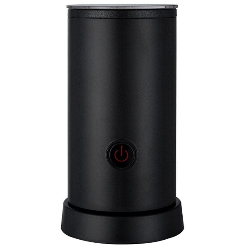 Automatische Milchaufschäumer Elektrische Wärmer mit oder Kalt Funktionalität für Cappuccino Latte Macchiato, EU Stecker: Schwarz