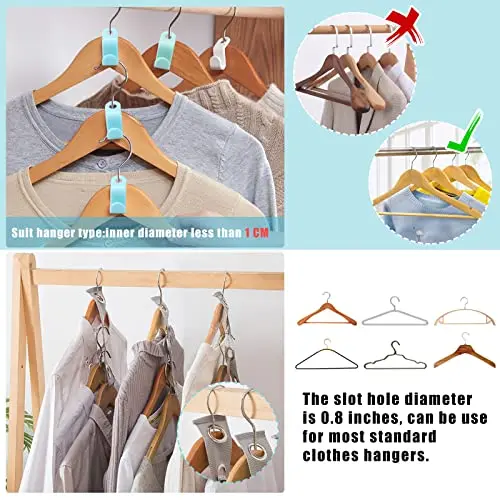 5/10Pcs Clothes Hanger Connector Hooks Cascading Hooks Space Saving Hanger Extenders Hook For Closet Clothes Organizer Hanger
