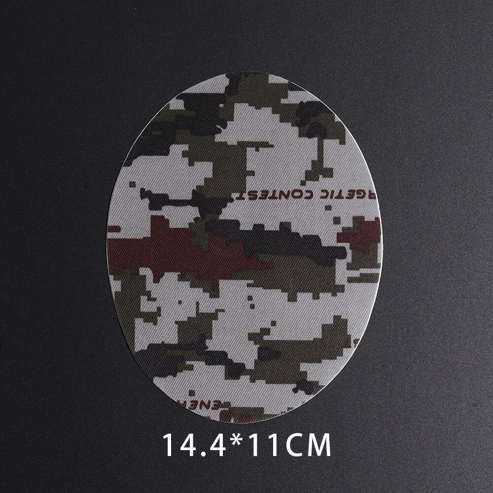 ArmyGreen-parche de tela para planchar, reparación de cuero, codo, rodilla, parches de mezclilla para ropa, pegatinas de mezclilla, accesorios de ropa