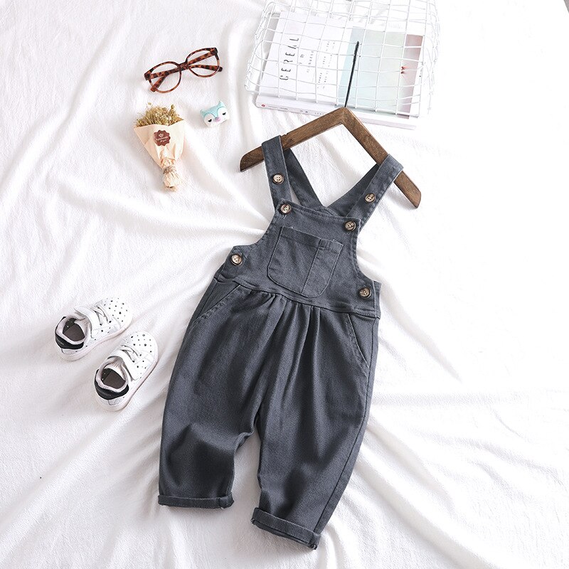 0-4 år babyoverall höstoverall för småbarn babyflicka jumpsuit nyfödda mjuka öppna byxor småbarn hängslen jumpsuits: Stil 3 / 3t